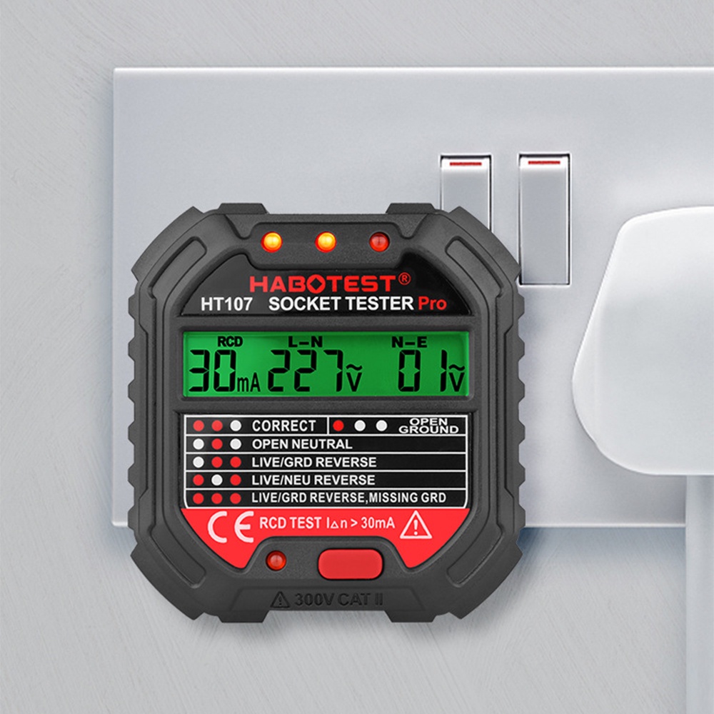 Vạn Năng Kế Kỹ Thuật Số Ziqucu HT107 Màn Hình LCD