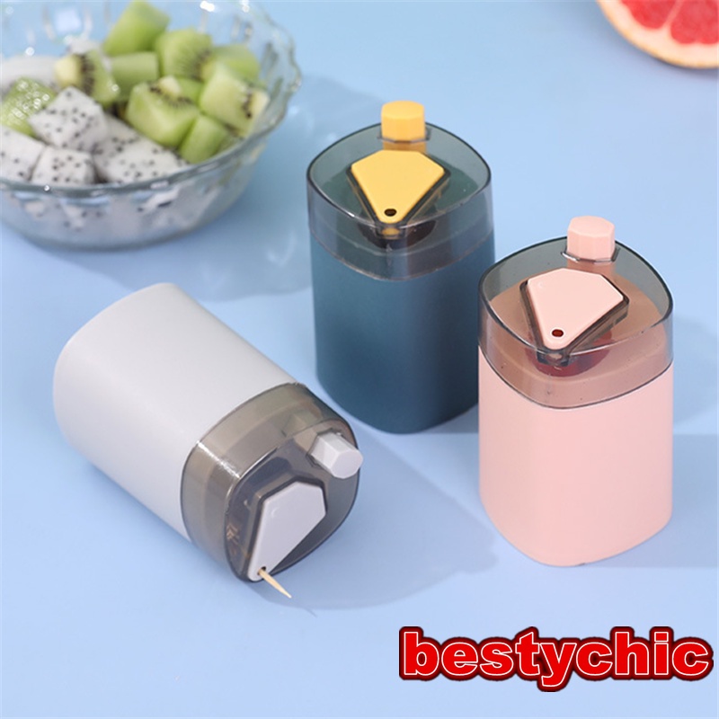 Hộp Đựng Tăm Xỉa Răng Tự Động Thiết Kế Nhấn Nút Tiện Lợi