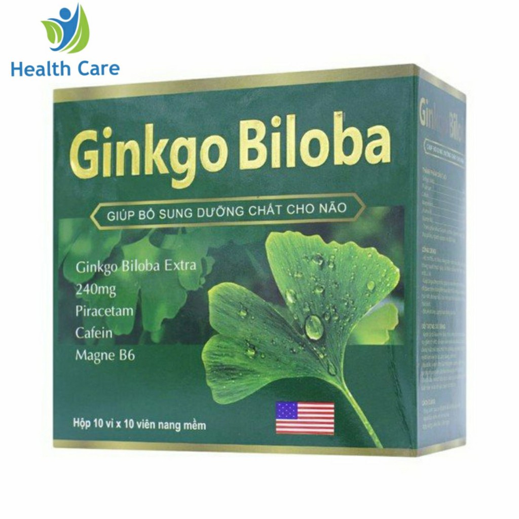 Viên Uống Bổ Não Ginkgo Biloba 240mg 100 Viên