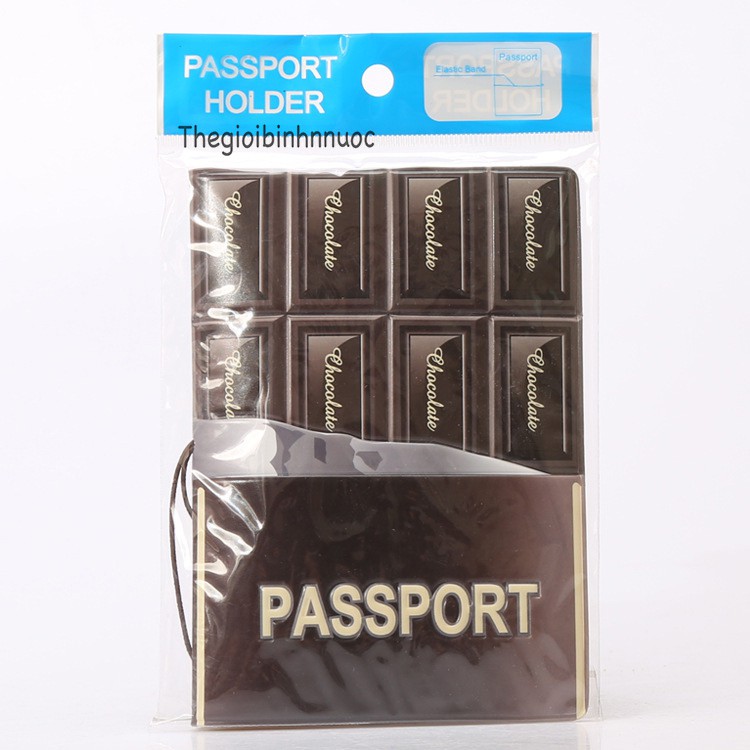 Vỏ Bọc Hộ Chiếu Passport Cover Chocolate V22