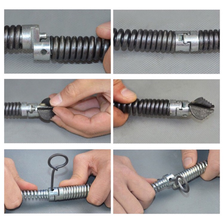 Dây thông cống lò xo phi 16 mm chuyên nghiệp dạng Lò Xo, Dễ Dàng Sử Dụng