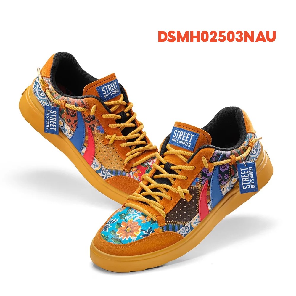 [Mã WABRBT502 giảm 10% đơn 250k] Giày Biti's Hunter Street BST HaNoi Culture DSMH02503NAU/ DSWH02503NAU (Nâu)
