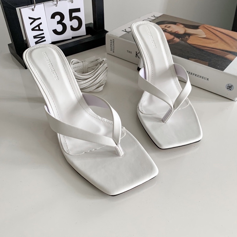 Giày cao gót kiểu guốc sandal dây quấn rời [2 KIỂU] siêu sang chảnh