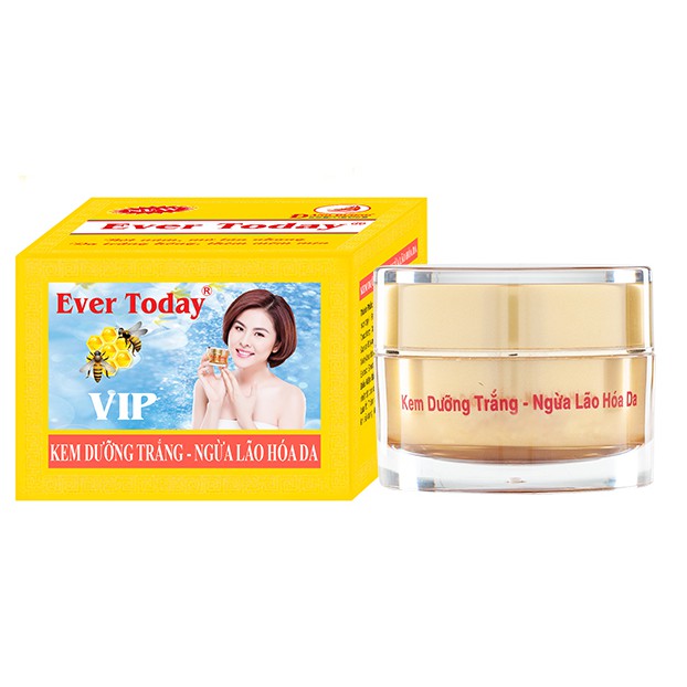 KEM DƯỠNG TRẮNG - NGỪA LÃO HÓA DA CAO CẤP (VIP) EVER TODAY, 20G