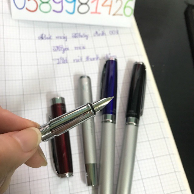 Bút Máy 😍FREESHIP😍 Bút Máy Mài Thầy Ánh 008
