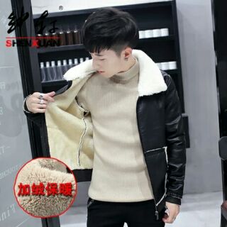 Áo da lót lông sẵn size L