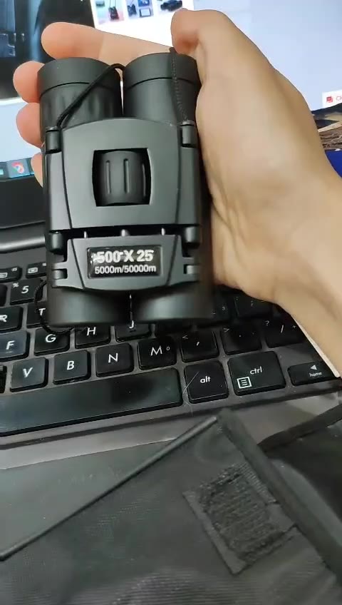 Ống nhòm mini 500x25 phóng đại 10X, ống nhòm nhìn nhờ thủy tinh quang học BaK4, sắc nét, bền bỉ theo thời gian | BigBuy360 - bigbuy360.vn