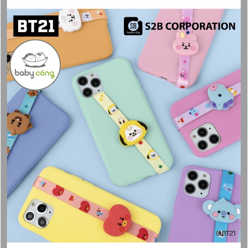 [Babycong] HOT!! BT21&BTS Baby Figure Strap / Dây treo ốp / Dây phụ kiện điện thoại hàn quốc