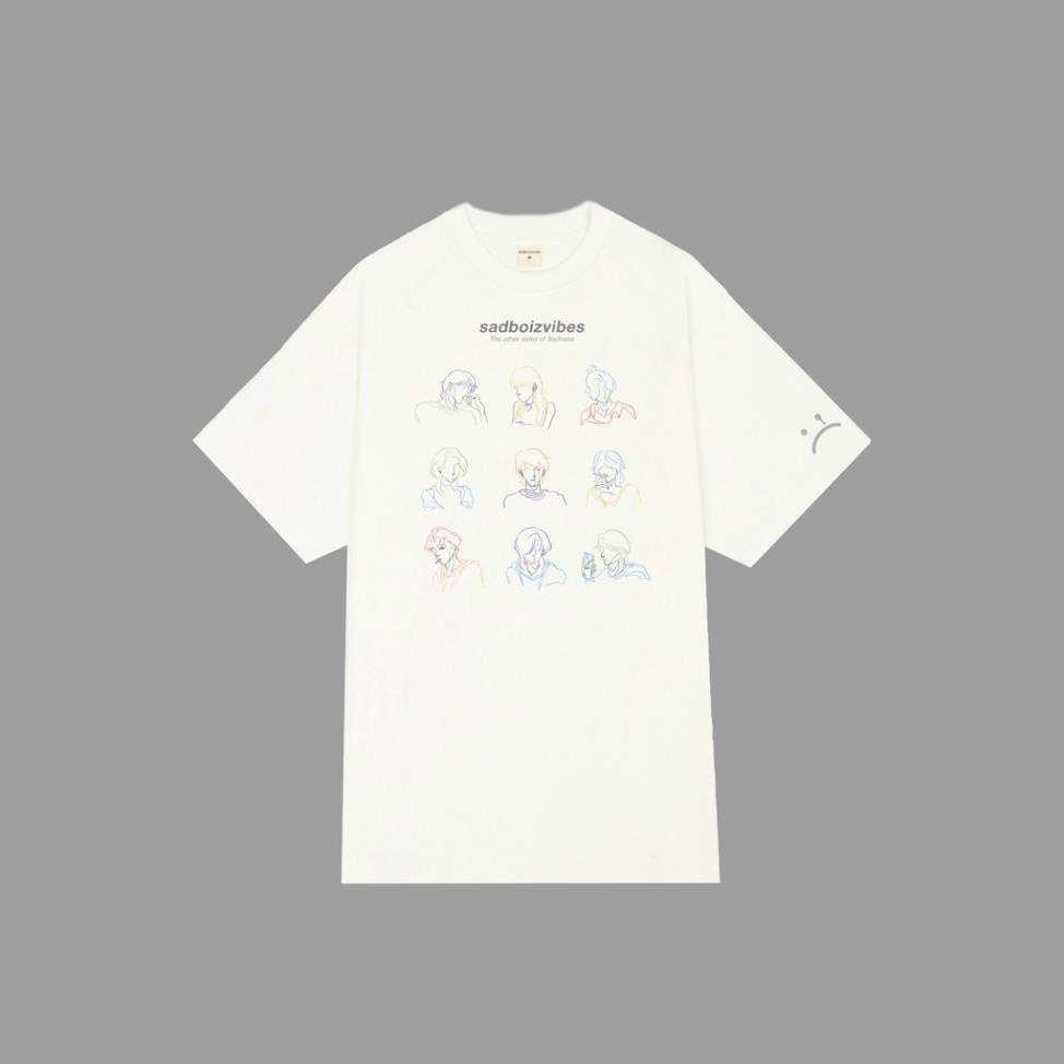 Áo thun SADBOIZ SADBOIZVIBES TOSS WHITE ⬲