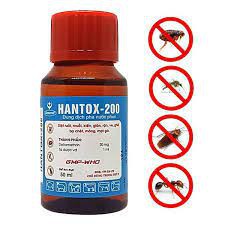 HANTOX-200 - Thuốc diệt ruồi, muỗi, kiến, gián, rận, ve, ghẻ, bọ chét, mòng, mạt gà