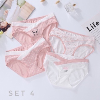 Quần lót Bầu Bigsize ( bán theo set 4 cái )