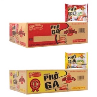 Phở bò, gà đệ nhất acecook thùng 30gói chuẩn vị