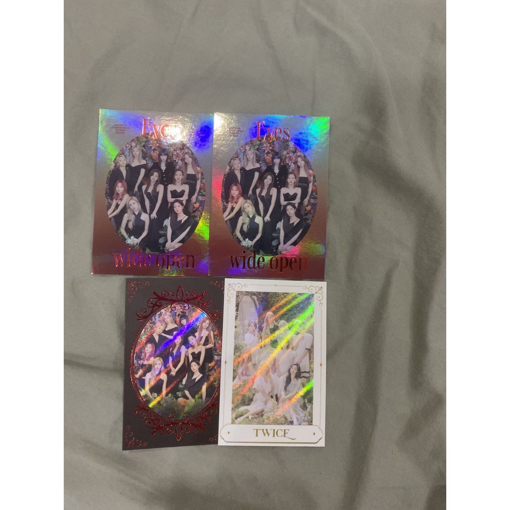 Card (hình ảnh) nhóm nhạc TWICE OFFICIAL Nayeon Jeongyeon Momo Sana Jihyo Mina Dahyun Chaeyoung Tzuy
