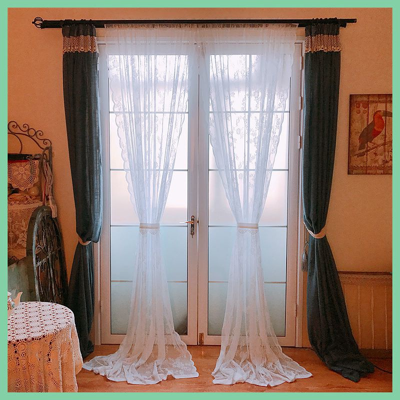 Tấm rèm ren trang trí tạo backdrop chụp ảnh, decor phong cách Korea 150x270cm, tấm phông lụa chụp hình sân khấu