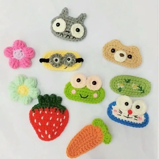 [Hot] Kẹp tóc len handmade siêu dễ thương - Kẹp tóc Hàn Quốc