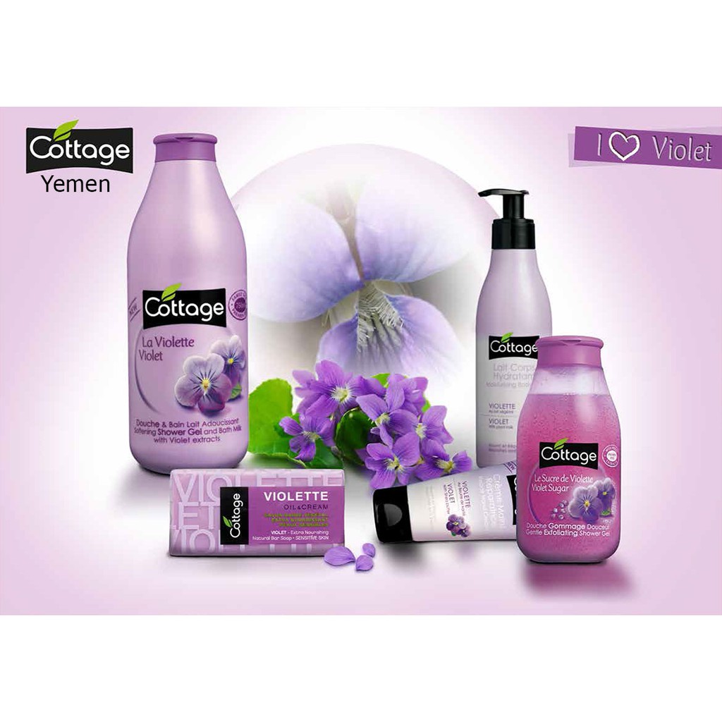 [FREESHIP ĐƠN 150K] -Sữa Tắm dưỡng trắng da Cottage La Violette Oải Hương 750ml