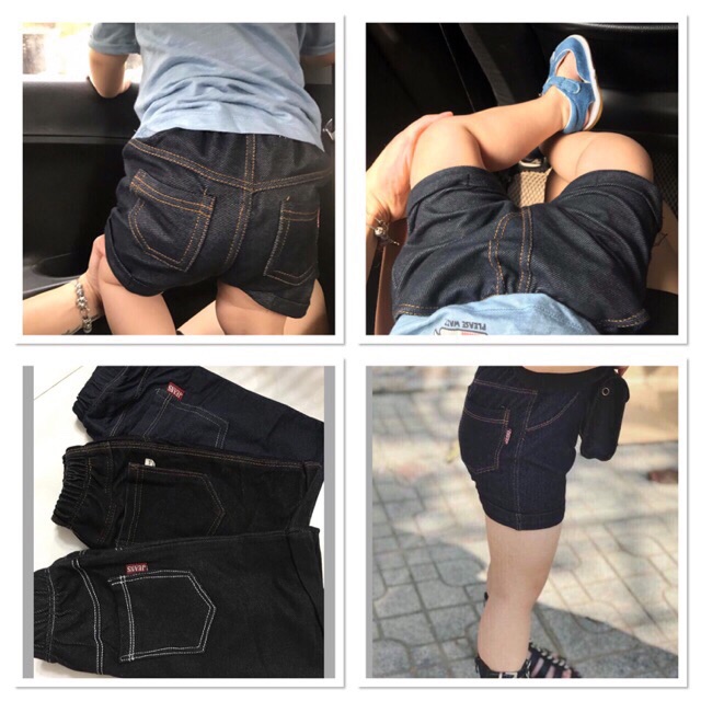 Bán sỉ- quần giả jeans đùi cho bé trai/ gái 6-20kg