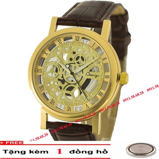 Đồng hồ nam lộ máy dây da CHAXIGO mã CXG002