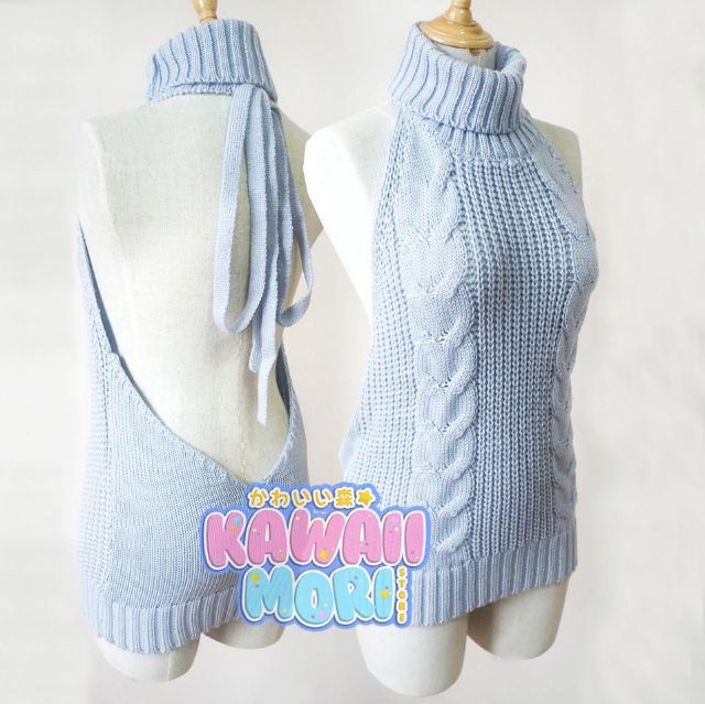 Áo len gợi cảm virgin killer  cosplay sexy đồ ngủ - đồ mặc nhà | BigBuy360 - bigbuy360.vn