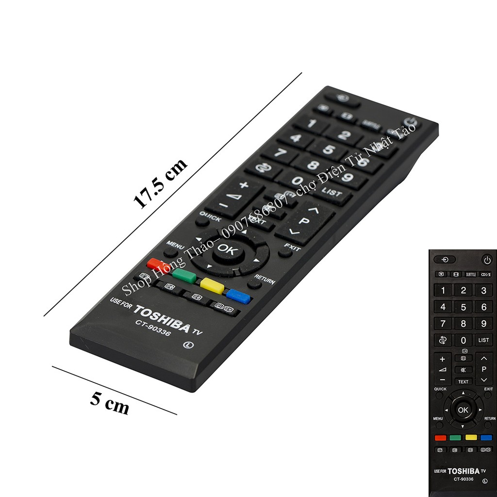 Remote Tivi Toshiba không hộp