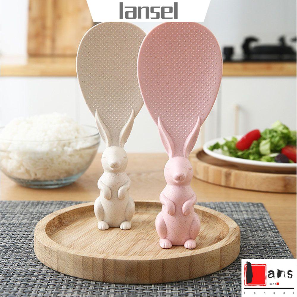 Muỗng Múc Cơm Bằng Lúa Mạch Chống Dính Hình Thỏ Dễ Thương 2021