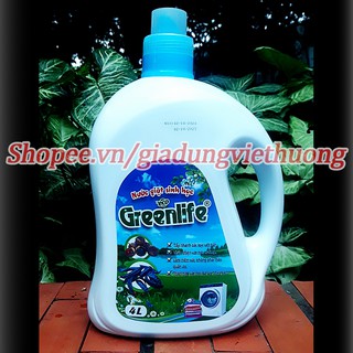 Nước giặt sinh học Greenlife dung tích can 4 lít