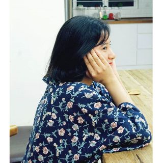 Áo kimono blue