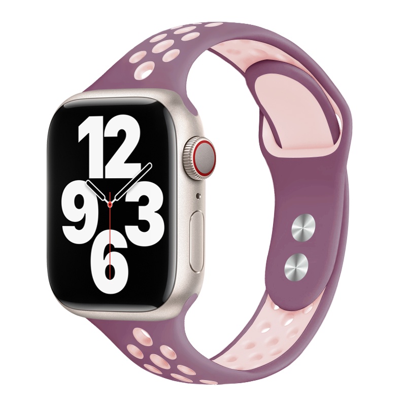 Dây Đeo Mỏng Phong Cách Thể Thao Thay Thế Cho iwatch7 Series 6/5/4/3/SE 41mm45mm 40mm44mm Iphone band 7 6 5 4 SE