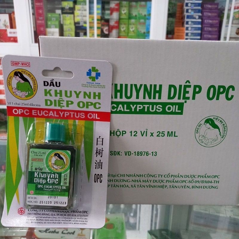 Dầu Khuynh Diệp OPC cho bé / Chai 25ml - nhãn hiệu Mẹ Bồng Con - SGP