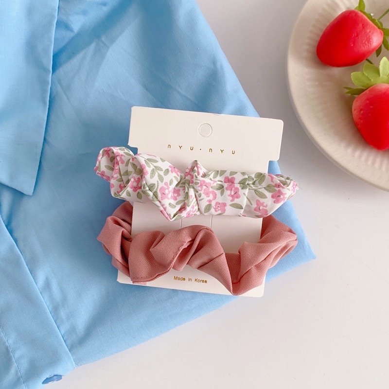 Dây buộc tóc loại nhỏ hoạ tiết xinh xắn cho nữ