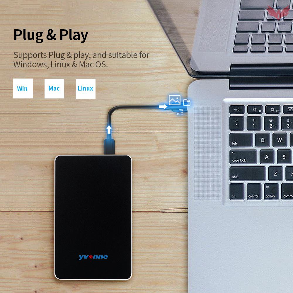 Ổ Cứng Di Động Hdd Fir Yvonne 2.5 "Usb 3.0 Cho Pc Mac Desktop Laptop Red 160gb | BigBuy360 - bigbuy360.vn