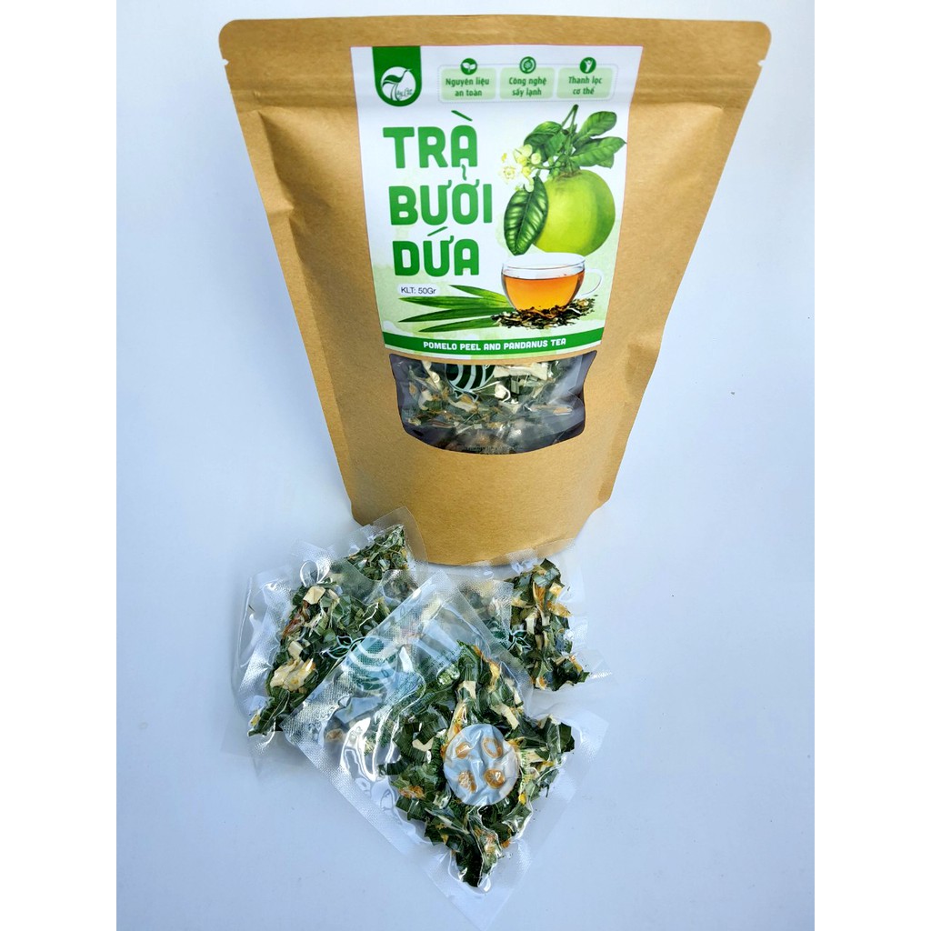 Trà bưởi dứa 50g - nước uống thơm ngon hỗ trợ sức khỏe