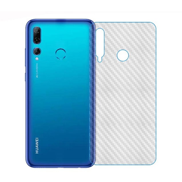 Set 2 Miếng Dán Sợi Carbon Bảo Vệ Màn Hình Điện Thoại Huawei Y9 Y9Prime (2019) Y7 Pro (2019