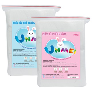 Khăn Vải Khô Đa Năng Unmei 300g - Khăn khô không chứa hóa chất, an toàn cho bé