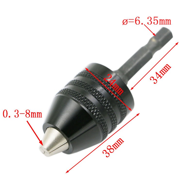 Đầu kẹp mũi khoan 0.3-8mm