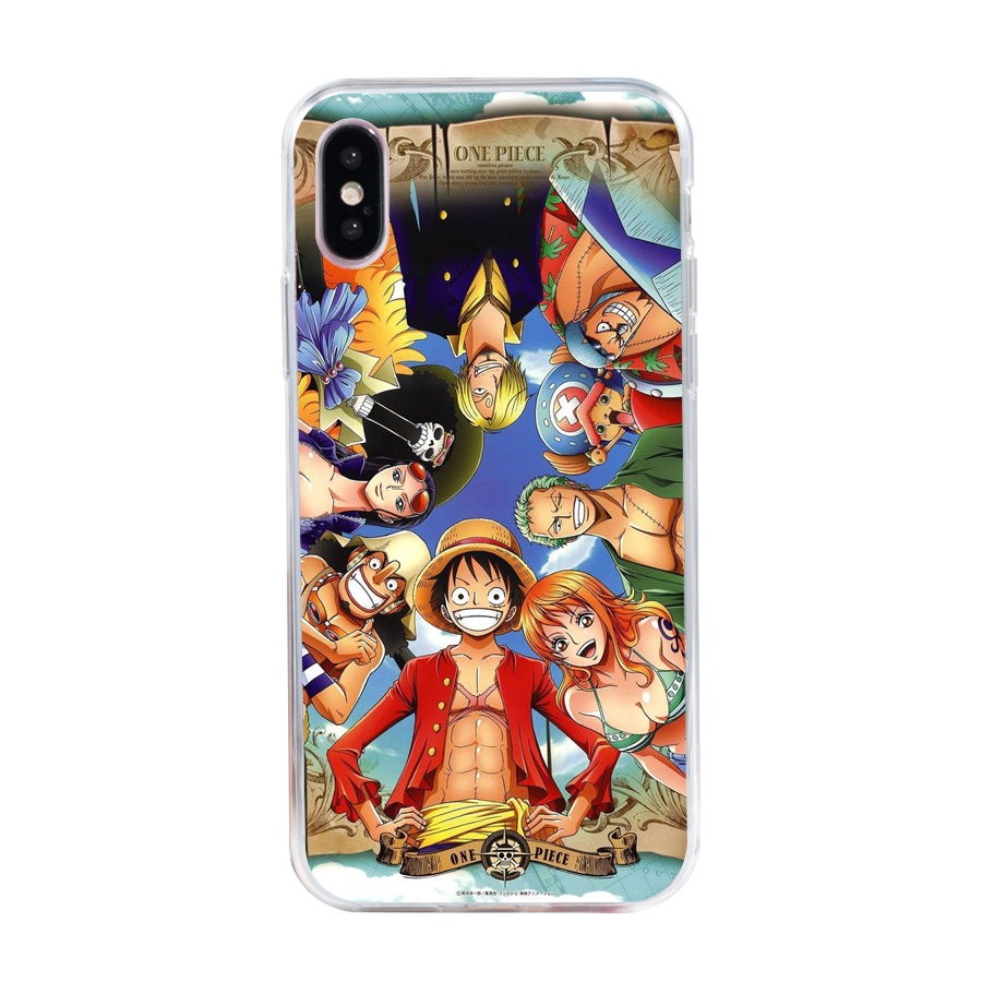 Ốp Điện Thoại TPU Silicon Mềm Hình Anime One Piece Cho iphone x iphone xs 11 pro