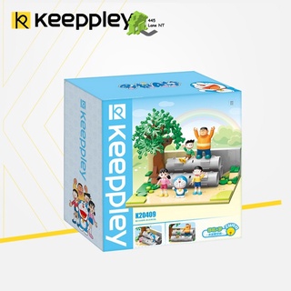 Đồ Chơi Lắp Ráp Qman Keeppley 20409 Sân Chơi Của Doraemon Nobita Toy Mô Hình
