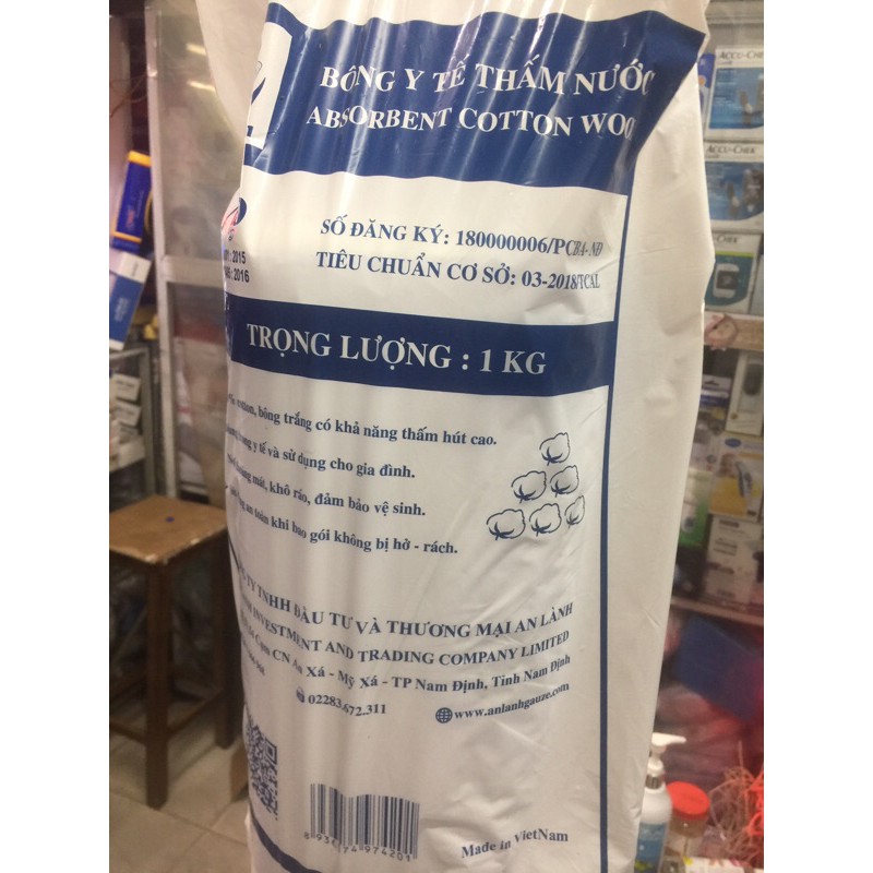 Bông cân y tế Việt 1kg