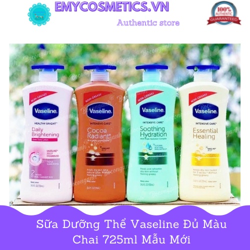 Sữa dưỡng thể Vaseline 725ml mẫu mới