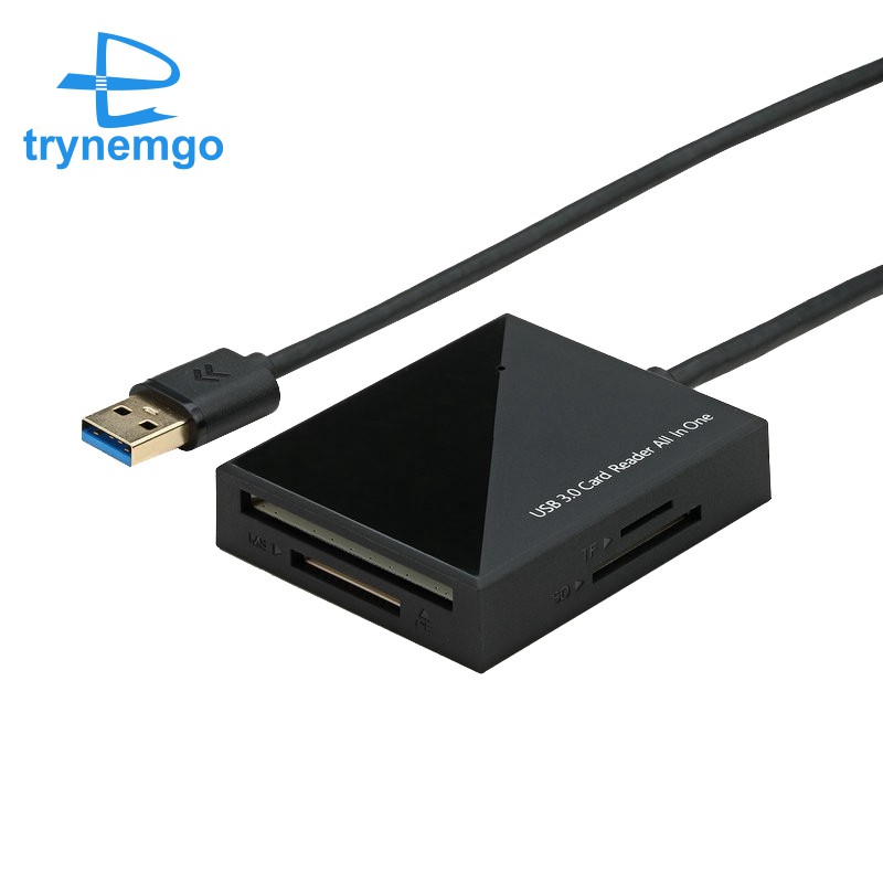 Đầu Đọc Thẻ Nhớ Sd Tf Cf Ms 4 Trong 1 Đa Năng Usb 3.0