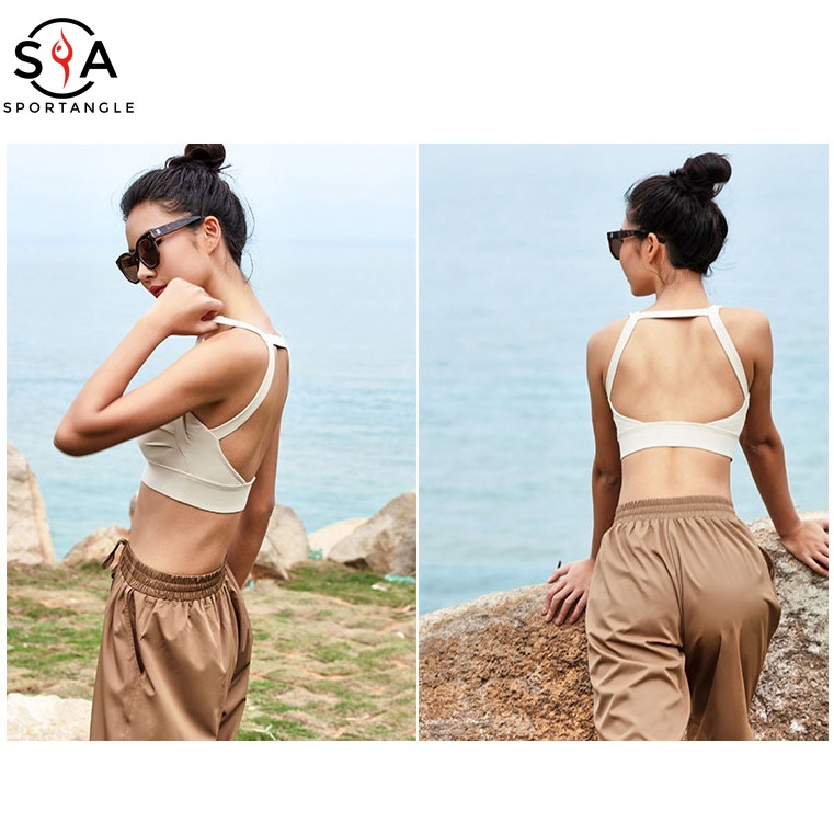 Áo ngực thể thao Sportsangel chống sốc có đệm xốp tiện dụng dành cho nữ