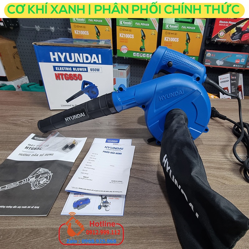 Máy thổi bụi Hyundai HTG650 , máy thổi bụi cầm tay