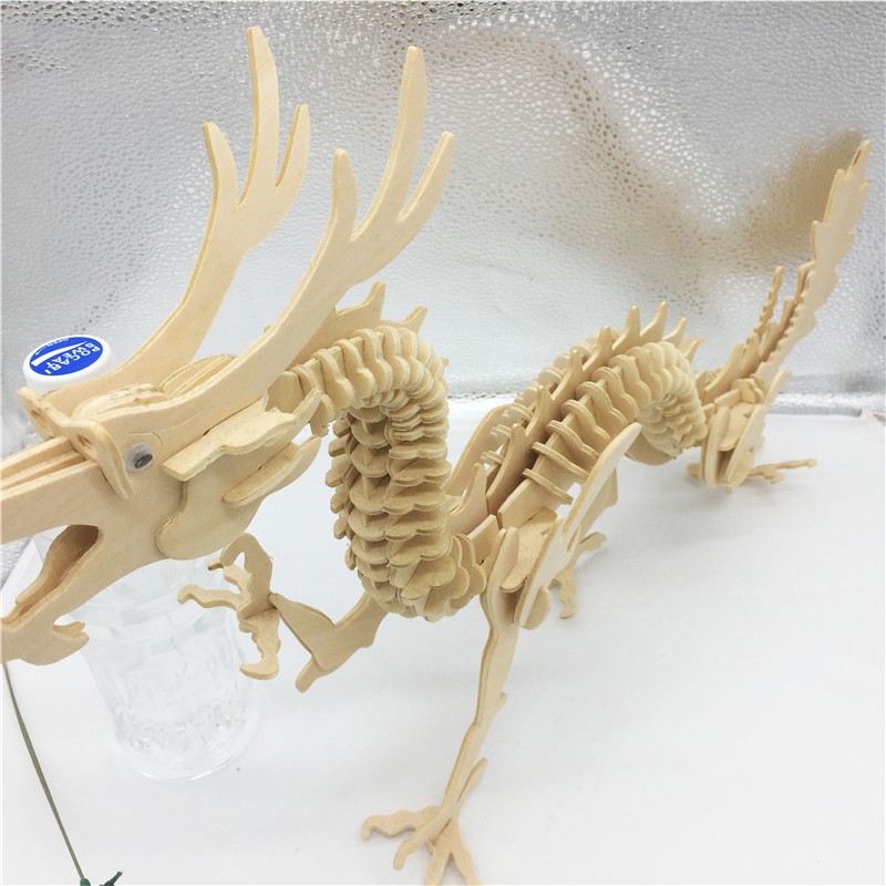 FREESHIP 99K TOÀN QUỐC_Đồ chơi lắp ráp gỗ 3D Mô hình Rồng Dragon