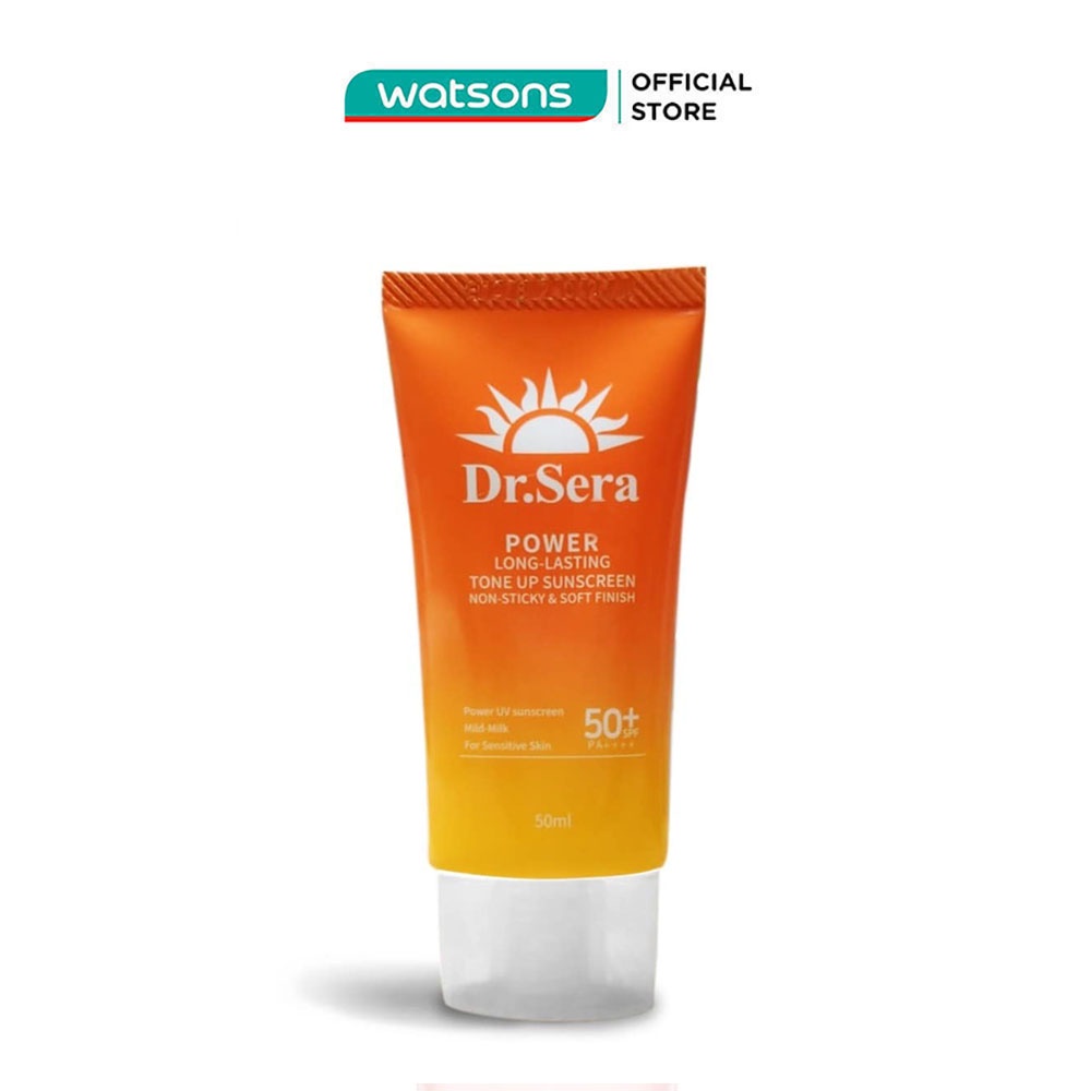 Kem Chống Nắng Dr.Sera Long-Lasting Tone Up Sunscreen Trắng Da & Che Khuyết Điểm SPF50+ PA++++ 50ml