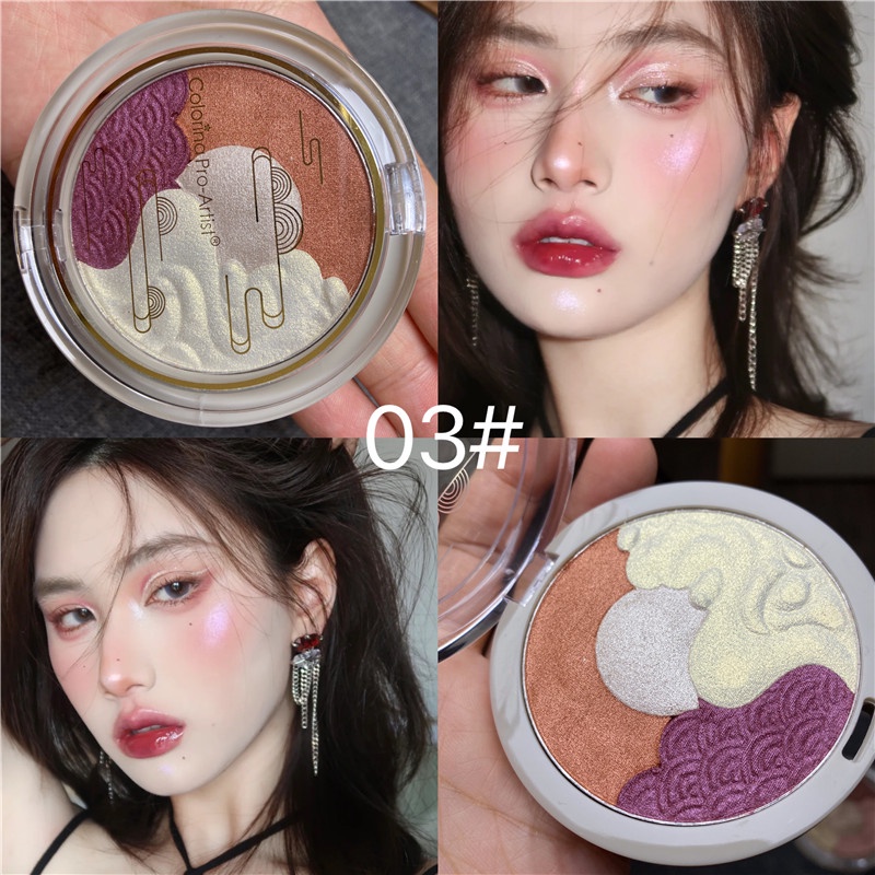 [Hàng mới về] Bảng phấn mắt Colorina Pro-Artist với 4 màu ánh nhũ chống thấm nước lâu trôi | BigBuy360 - bigbuy360.vn