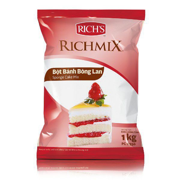 Bột trộn sẵn bánh Bông Lan Rich gói 1kg