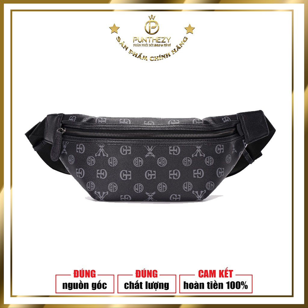 { SIÊU HOT } Túi Đeo Chéo Nam Da PU Thời Trang Style 084 Đa Phong Cách Ngang Hông / Bụng/ Trước Ngực Mẫu Mới Nhất