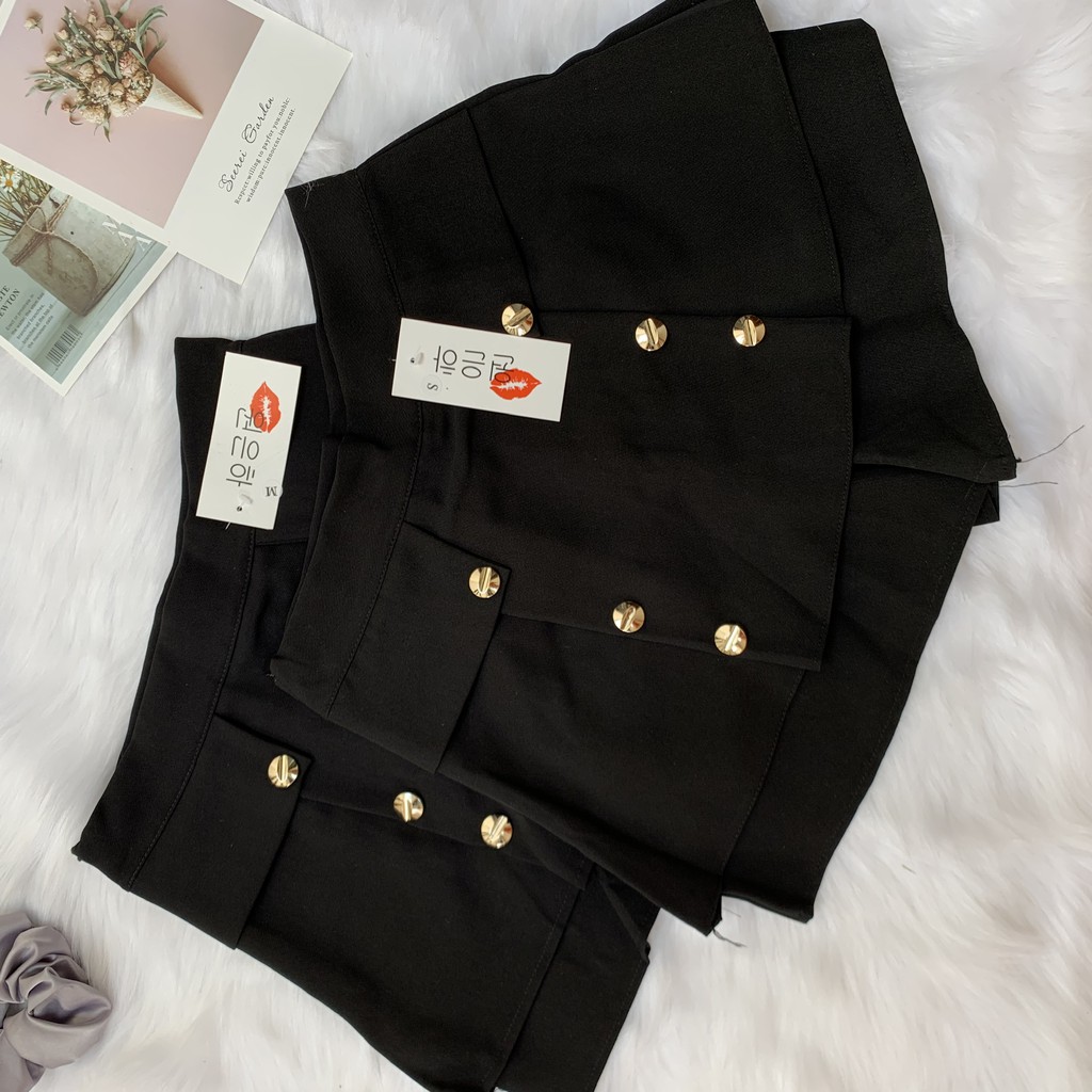 Chân váy đính cúc trẻ trung cá tính CV37 | BigBuy360 - bigbuy360.vn