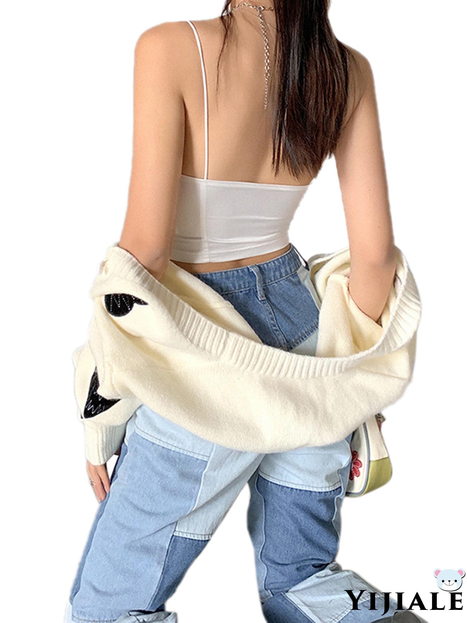 Áo Croptop Hai Dây Cổ Chữ V Gợi Cảm %0020 C | BigBuy360 - bigbuy360.vn