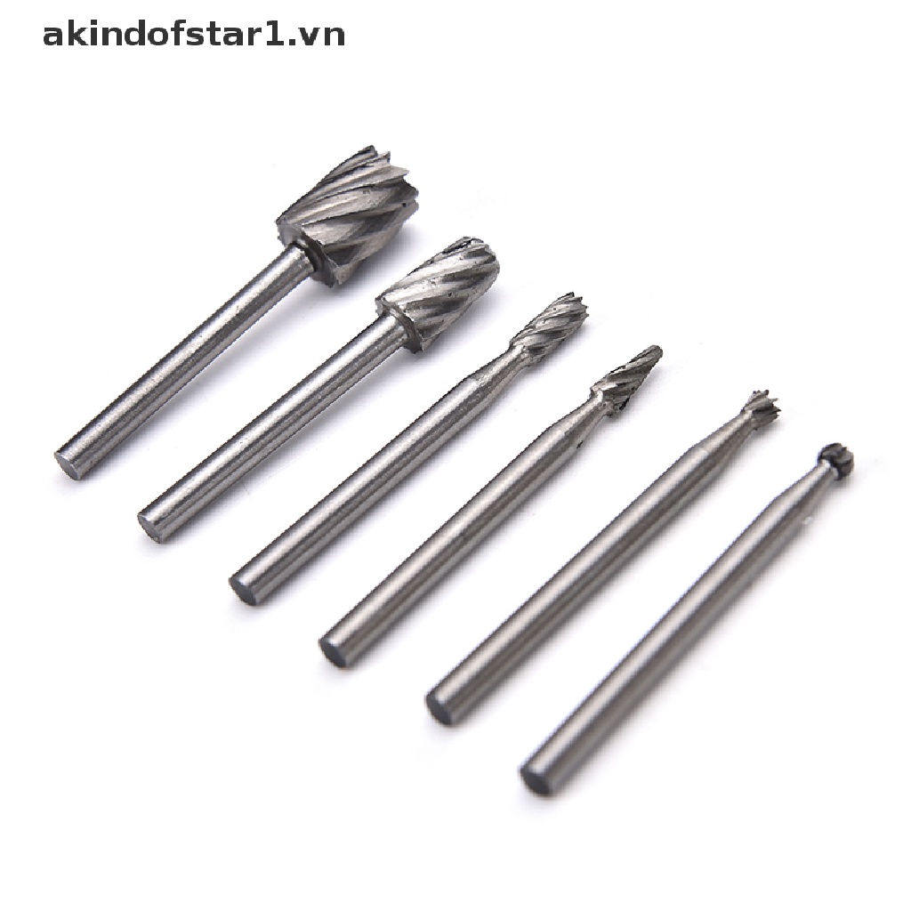 Bộ 6 Mũi Khoan Xoay HSS Dremel
